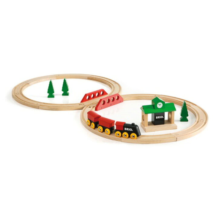 楽天市場】BRIO ブリオ レールウェイセット クラシックレール8の字 