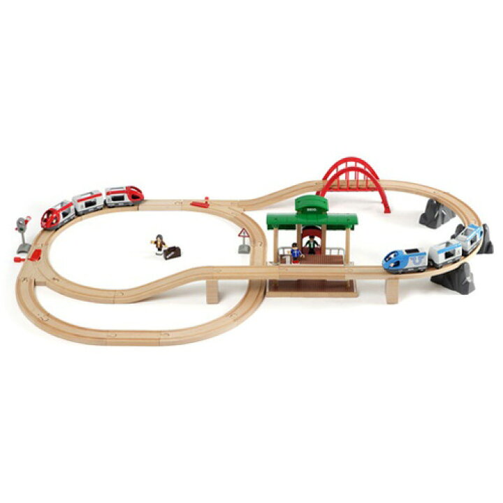 楽天市場】BRIO ブリオ レールウェイセット トラベルレールセット 