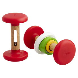 BRIO ブリオ ラトルキット〜BRIOの赤ちゃんの木のおもちゃシリーズの2種類の木製ラトル（ガラガラ）セットです。ラトルキットの遊び方は無限です！(30422)