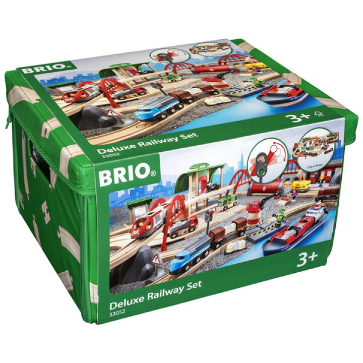楽天市場】BRIO ブリオ レールウェイセット レール＆ロードデラックス 