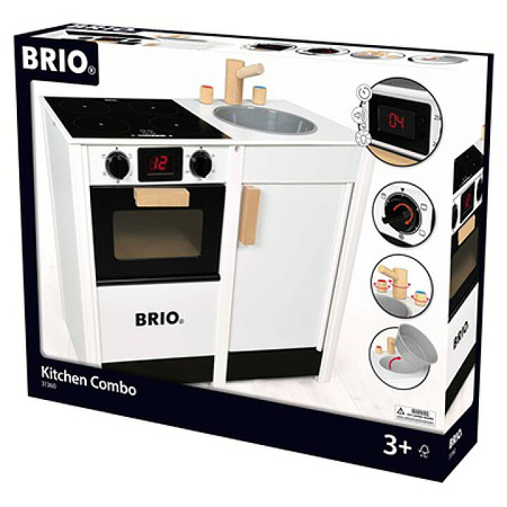 楽天市場】BRIO ブリオ キッチンストーブ＆シンク〜BRIOのおままごと 