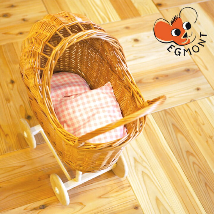 楽天市場】Egmont toys エグモントトイズ社 お人形用 柳のかごの乳母車 