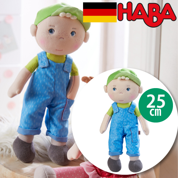 HABA ハバ ソフト人形 ティル 25cm ドイツ 1歳半 18ヶ月 ブラザージョルダン ごっこ遊び お世話 ドール ぬいぐるみ ウォルドルフ  <br> 男の子、女の子の出産祝いやハーフバースデー、1歳・2歳の誕生日やクリスマスプレゼントにおすすめ。 通販