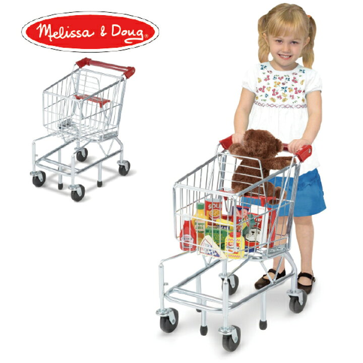 楽天市場】Melissa & Doug メリッサ＆ダグ ショッピングカート 3歳、4 