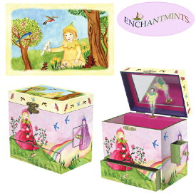 Enchantmints エンチャントミンツ オルゴール付きジュエリーボックス スプリングバースト 女の子の誕生日プレゼント、クリスマスプレゼントにお勧めの、夢が詰まった、水彩画がデザインされた、オルゴール付きのジュエリーボックスです。