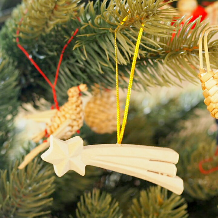 楽天市場 メール便可 Kimmerle キマール社 クリスマス 木製オーナメント 手彫り流れ星 7 5cm ドイツ キマール社の素敵な手彫りの木製 クリスマスオーナメント クリスマスツリーの飾りにオススメ 木のおもちゃ ユーロバス