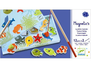 楽天市場 Djeco ジェコ トロピカル フィッシングゲーム フランス Djecoの木製の魚釣り フィッシングゲーム です 上手く釣りざおのマグネットをくっつけて お魚たちを釣り上げましょう 木のおもちゃ ユーロバス
