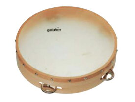 Goldon ゴールドン社 タンバリン L〜ドイツの子供用楽器メーカーGoldon(ゴールドン)の打面に本革を使用した本格的なタンバリン。