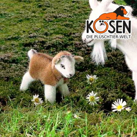 KOESEN ケーセン社 子やぎ 4570〜ドイツ・KOESEN/KOSEN（ケーセン社）の動物のぬいぐるみ。愛らしい表情のヤギのぬいぐるみです。出産祝い クリスマス プレゼント 結婚記念日 出産したママへのご褒美にもおすすめ
