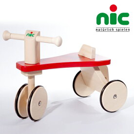 nic ニック社 N四輪車 ランナー〜ドイツ・nic（ニック社）の堅牢で美しいデザインの足けり乗用玩具「N四輪車 ランナー」です。赤ちゃんの歩行に必要な筋力を育てます。(NIC-M41-1)