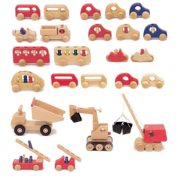 楽天市場】Konrad Keller ケラー社 PKW (白木/赤/青)〜ドイツの  