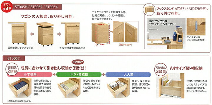 楽天市場】【送料無料】 学習机用デスクワゴン 天板取り外し可能 ボナ シェルタ ST0057※デスク奥行60cm専用 Buona scelta ボナシェルタ キャビネット チェストワゴン 収納 木製 オーク リモートワーク カリモク karimoku 週末は店内商品ポイント最大20倍 : 輸入家具 ...