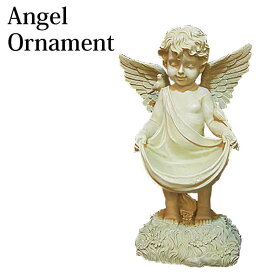 【送料無料】エンジェル オーナメント 天使の置物 Angel レジン オブジェ ディスプレイ インテリア小物 誕生日祝い ギフト プレセント クリスマス 贈り物 インスタ映え