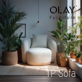 SS期間中店内商品ポイント最大20倍【送料無料】ソファ ソファー 1人掛け FAB ファブリックソファ 1人掛け ホワイト シンプル リビングルーム 家族だんらん ごろごろ ゆったり リラックス ゴロゴロ くつろぐ