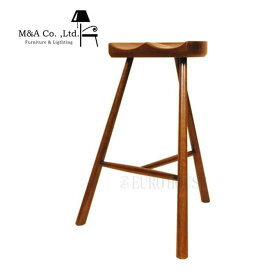 【送料無料】ハイスツール アンティーク 椅子 イス 木製 ヴィンテージ調 シンプル 木製