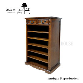 【送料無料】スリッパラック 靴箱 下駄箱 収納 玄関 アンティーク 無垢材 ヴィンテージ調 シンプル 木製 オーク材 Clip