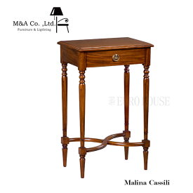 【送料無料】コンソールテーブル サイドテーブル テーブル アンティーク 机 木製 ヴィンテージ調 マホガニー材 シンプル 木製