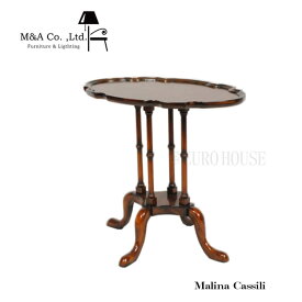 【送料無料】サイドテーブル ランプテーブル 花台 コンソールテーブル テーブル アンティーク 机 木製 ヴィンテージ調 マホガニー材 シンプル 木製