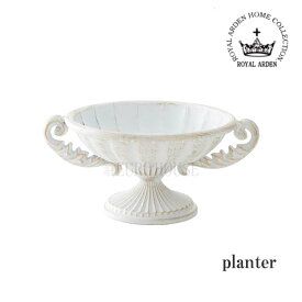 【送料無料】プランターカバー 植木鉢 ガーデン アイアン 庭 ガーデニング 花 ホワイト WH カップ 71826