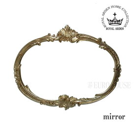 【送料無料】壁掛けミラー 鏡 ミラー 壁掛け鏡 ガラス ゴージャス エレガント アンティーク調 イタリア製 ゴールド 84270