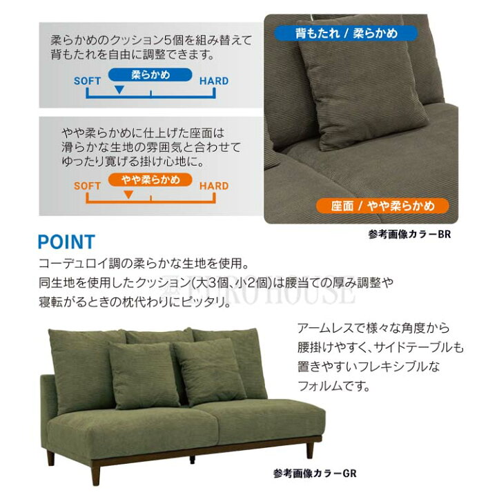 楽天市場】週末は店内商品ポイント最大20倍【送料無料】ソファ 