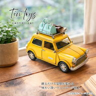 マラソン期間中店内商品ポイント最大20倍【送料無料】ブリキのおもちゃ carrier car 車 置物 レトロ おし…