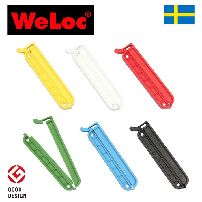 ウェーロッククリップイットは スウェーデン ウェーロック社 WeLoc ウェーランドWELAND 春の新作続々 の優れた保存用キッチンクリップです 人気が高い ウェーロック ウェーロッククリップイットPA70mm キッチンクリップ 袋止め クロージャー アソート 6個セット スウェーデン製 保存クリップ WeLocCLIP-it