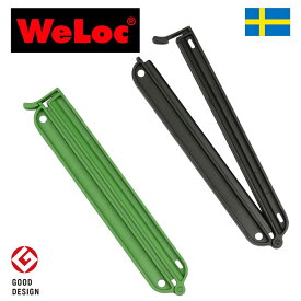 ウェーロック WeLoc ウェーロッククリップイットPA150mm 緑黒 2個セット スウェーデン製 WeLocCLIP-it（クロージャー、キッチンクリップ、袋止め）【珈琲/カフェ/コーヒー/コーヒーパック】