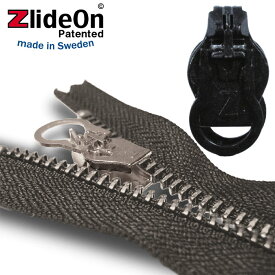 ズライドオン ZlideOn　10C-1 ブラック 丸ダブルプルタブ　【ファスナー・ジッパー・スライダー・チャックの簡単修理ツール】【動画】