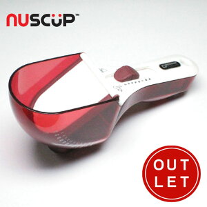 【訳あり】ダラピアッツア DALLAPIAZZA ニュースクープ NUSCUP ラージ クリスタル レッド(計量スプーン・カップ ) V