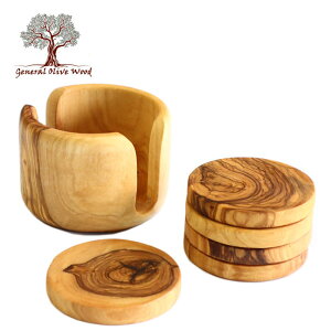 WFlI[uEbh General Olive Wood I[u̖ R[X^[ a7.5cm 5Zbg z_[t #GB215S