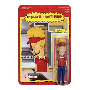 BEAVIS AND BUTT-HEADiro[XAhobgwbhjBeavis and Butthead ReAction Figure - Burger World Beavis SUPER7 / X[p[7 ANV tBMA gC zr[  AJG AJG MTV 