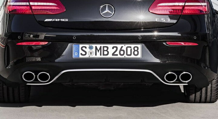 楽天市場】純正品 AMG E53 リアディフューザー+マフラーエンドセット 