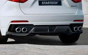 STARTECH X^[ebN Maserati Levante }ZeB @e AfBt[U[ High Gloss Carbon with Black Tailpaipes