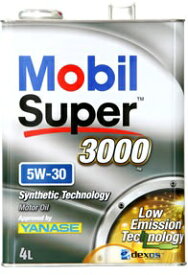 ヤナセ エンジンオイル ディーゼルエンジン車用 エンジンオイル モービル スーパー3000 XE 5W-30　4リットル　1缶 メルセデス ベンツ 純正 純正同等品