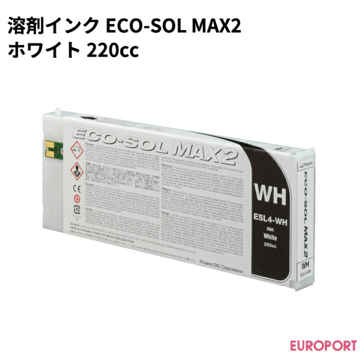 楽天市場】溶剤プリンター ECO-SOL MAX2インク 220cc ローランドDG [RO  