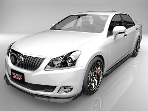 ■国産エアロパーツ!保証付き!!NEW MODEL/EUROUクラウン マジェスタ URS206 前期 後期フロントアンダースポイラー サイドステップ リアマッドディフューザー 3点キット エアロパーツ