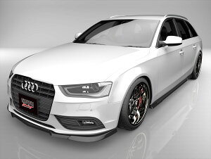 ■国産エアロパーツ!保証付き!!NEW MODEL/EUROUアウディ A4 アバント 8K系 B8 後期フロントアンダースポイラー サイドステップ 2点キット エアロパーツ