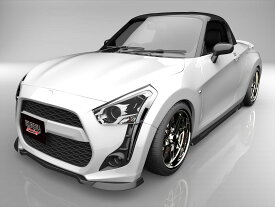 ■国産エアロパーツ!保証付き!!NEW MODEL/EUROUコペン ローブ LA400Kフロントアンダースポイラー サイドステップ 2点キット エアロパーツ