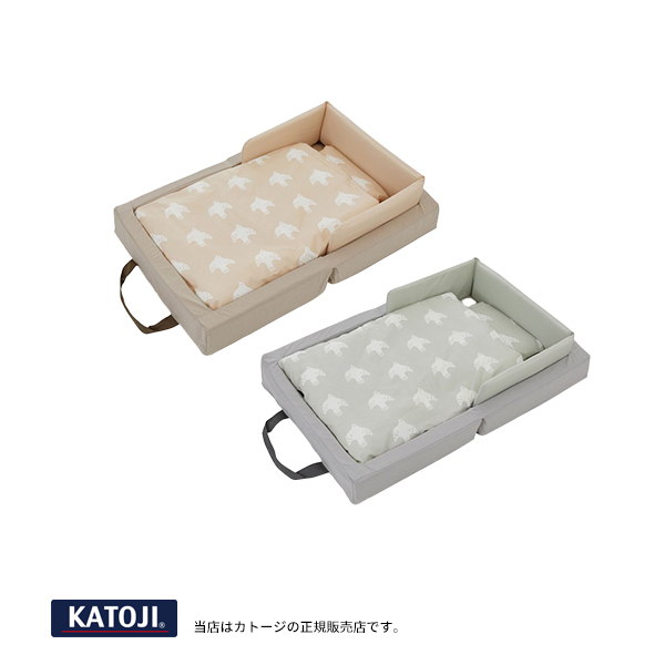 日本 エントリーでさらに10倍 <br>KATOJIミニベビー抗菌布団セット ベビー寝具 <br>抗菌 抗ウイルス加工生地使用 折りたたみベビー布団  カトージ