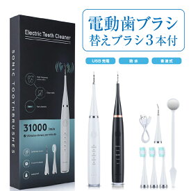 ★限定特価3480円→1990円 P10倍★超音波 電動歯ブラシ 口腔洗浄器 超音波歯ブラシ 音波歯ブラシ 超音波振動歯ブラシ 歯石取り スケーラー付 歯垢除去 デンタルケア 口腔ケア IPX7防水 5つモード 口臭防止 歯周 歯間クリーニング 替えブラシ付 歯 ハブラシ 電気歯ブラシ 211