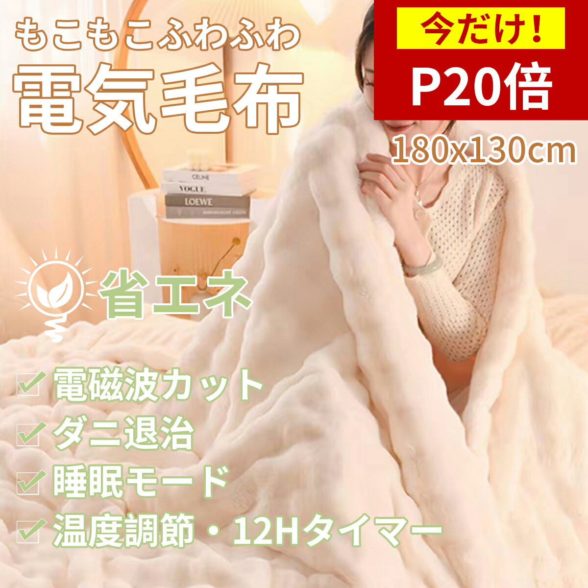 ★2025年新品発売★限定価格9800円★掛け毛布電気毛布電熱毛布電気もうふ速暖ふわふわ洗える温度調節タイマー電気ブランケット厚手省エネコンセント大判サイズブランケットもこもこふわとろ極上タイマーひざ掛け寝具