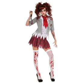 ハロウィンコスチューム　ゾンビスクールガール　Zombie School Girl