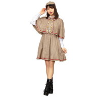 ハロウィンコスチューム　ガーリーシャーロック