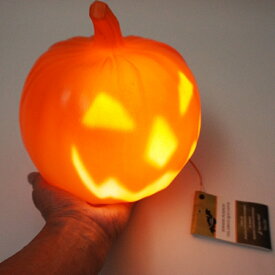 ハロウィン 装飾　歌うプロジェクションパンプキン　H23cm　Mサイズ
