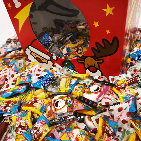 楽天市場】クリスマスBOX わくわく飴お菓子つかみどり 1200個 100名様 