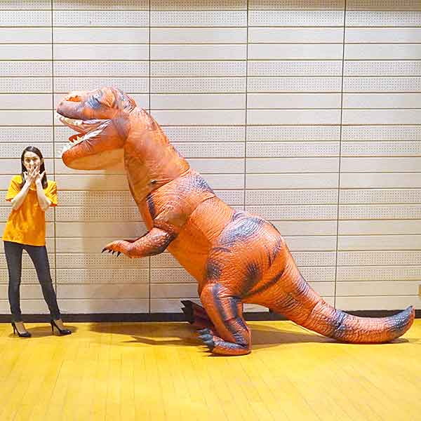 No ジャンボエアブロー 巨大恐竜ティラノサウルスｔ ｒｅｘ H250cm 装飾 飾り エアーブロウ ディスプレイ Pop