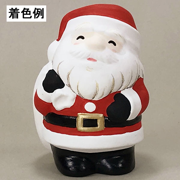 クリスマス手作り工作キット　陶器の色塗り貯金箱　サンタさん　10個 | 販促イベント屋