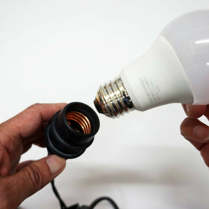 防雨タイプ 提灯用LED電球 40W形相当 E26口金 10個 防水 防雨 提灯 LED ライト ランプ ちょうちん 提灯コード 提灯ライト 屋台電気 販促イベント屋