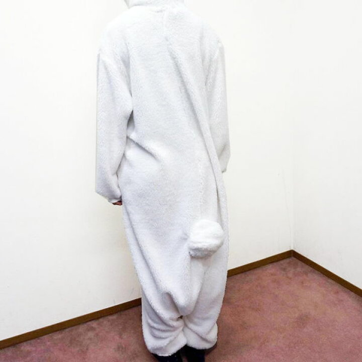 顔出し着ぐるみパジャマ 白ウサギ 販促イベント屋